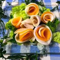 さかぽんさんの料理 簡単4分！柿と蕪のシンプルサラダ🍀