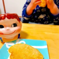 一手間で冷めてもふんわり♡朝＆炭水化物苦手な息子が食べられるふわふわホットケーキ。|ぽき。さん