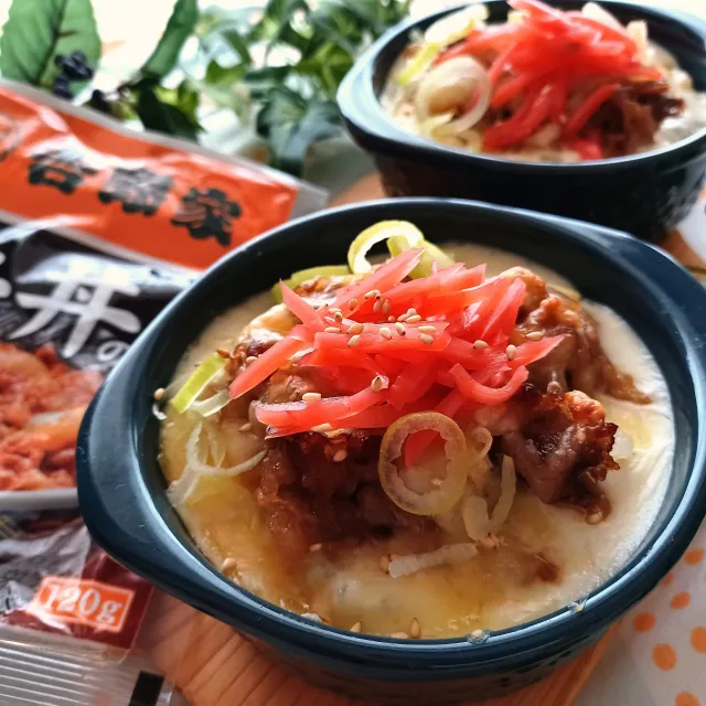 Snapdishの料理・レシピ写真:牛丼の具deドリア｜牛丼を超えた自由な食べ方、無限大！簡単＆美味な「おうち𠮷野家」が楽しすぎる♪