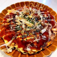 焼きそば入お好み焼き|キヨさん