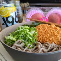 冷やしｺﾛｯｹ蕎麦|まりおさん